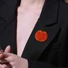 Broche Citrouille d'Halloween Broche Personnalité Créative Art Pin Accessoires Bijoux Rétro Fête Charme Pâques Tendance Cadeau Souvenir Unique