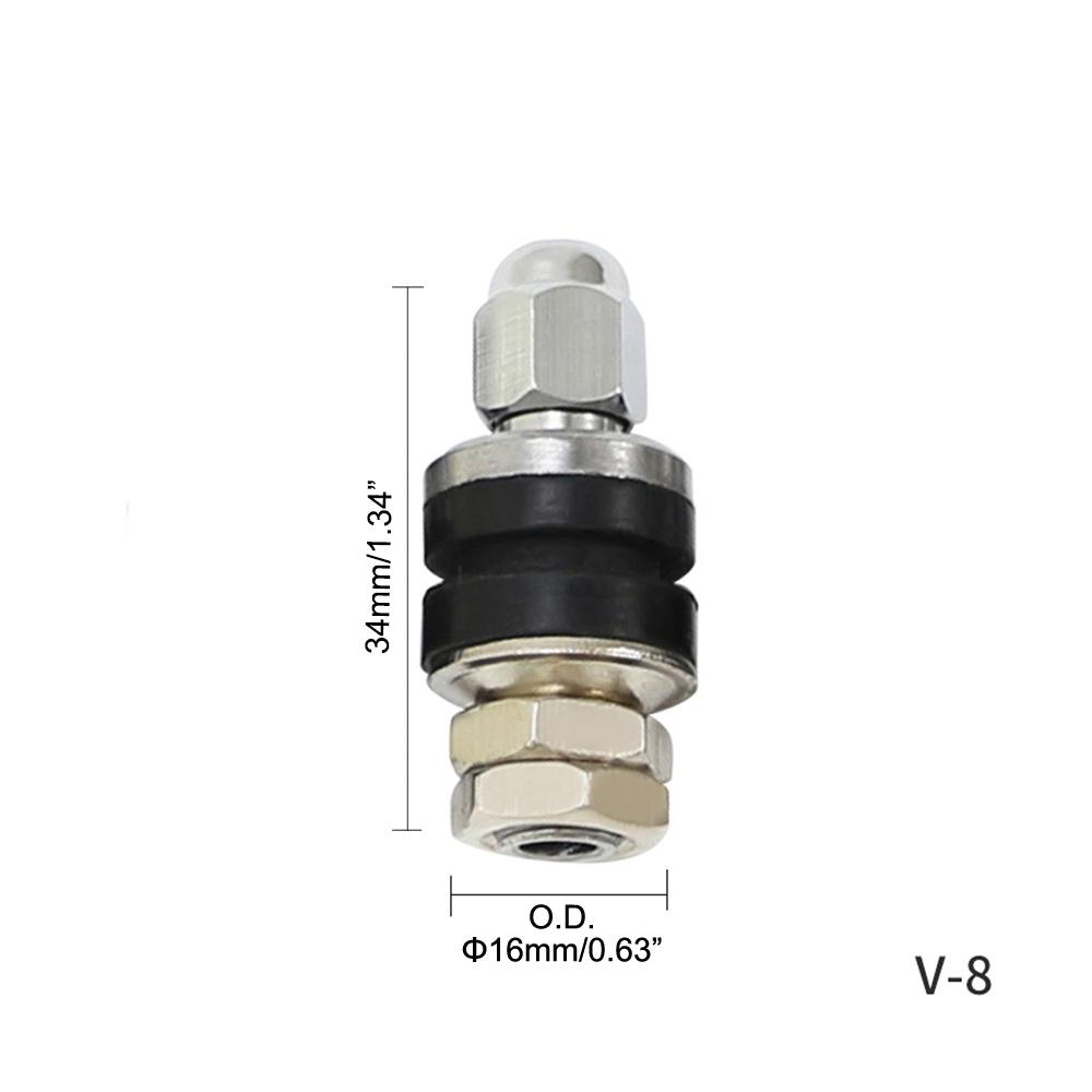 4pcs Clamp-in Car Tyre Valves TR48E V-5 ENKEI Wheels Motorcycle Inner-Mount High-performance Custom Wheels Tubeless Valve Stems