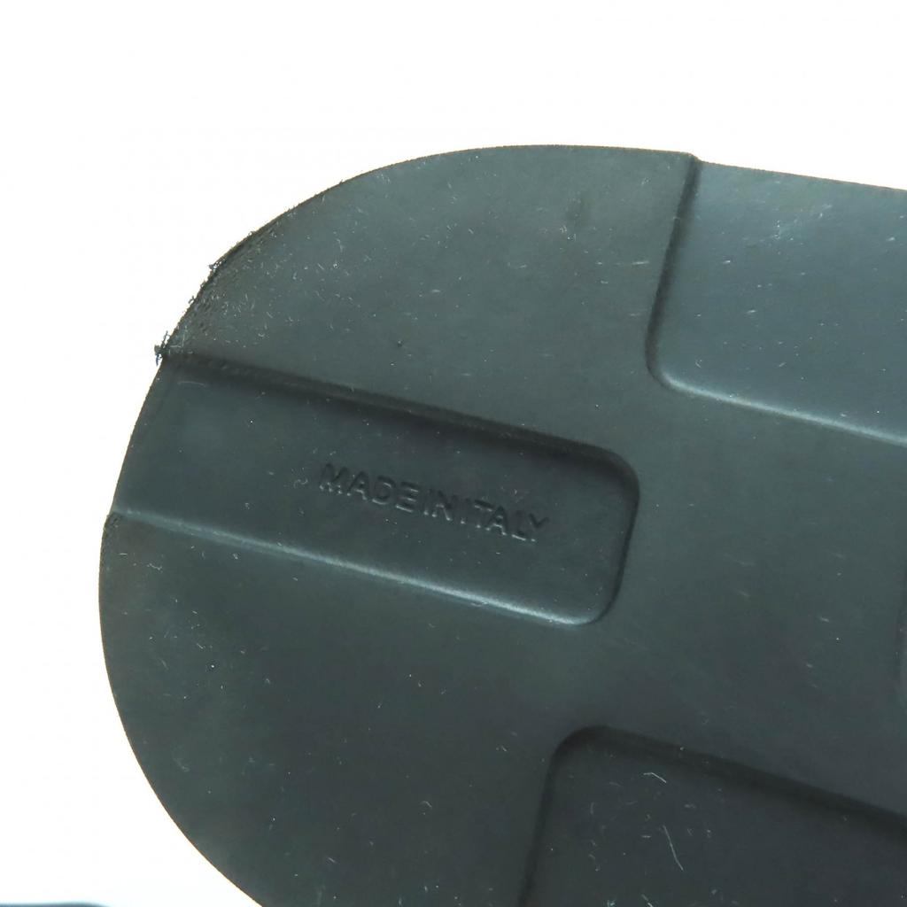 Excellent HERMES Sandals Enid Velcro ankle strap leather black leather Women 37 Used