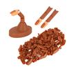 Nail Art Training Practice Finger Bendable Joints False Nail Tips Finger Mannequin with Base