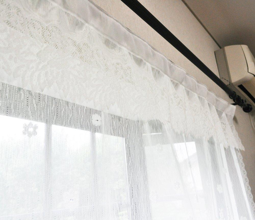 Interior Despres Pile Lace Style Curtains Wide X 85cm Japanese-made (145cm Long)