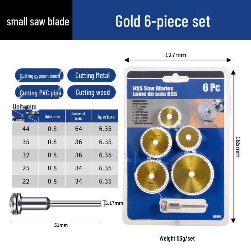 Mini High-Speed Steel Saw Blade for Woodworking and Plastic Cutting