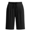 Women's High Waist Casual Shorts with Pockets Split Hem Elastic Waistband Drawstring for Fitness and Leisure