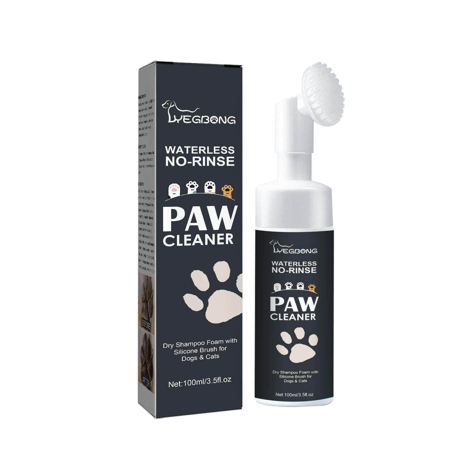 

Pets Paw Cleaner Pet Dry Shampoos Foot Cleaner with Brush Dogs Dirt Removal Puppy Paw Care Smooth Cat Hair Pet Foot Foam Cleaner