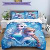 3Pcs Frosty Sisters Winter Wonderland Bedding Set Quilt Cover Pillowcase Home Christmas Xmas Halloween Gift 1 Duvet Cover 2 Pillowcase M928412