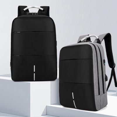 Men's Anti-Theft Fashion Backpack with USB, Multi-Capacity Design, Perfect for Business and Students