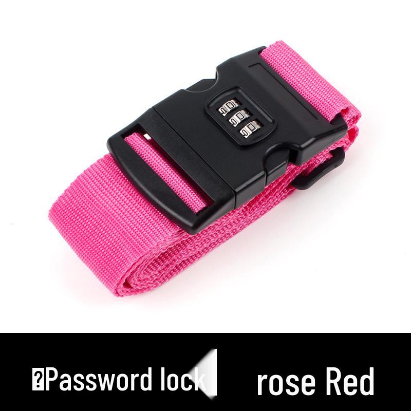 - Cross Packing Luggage Reinforcement Strap with Password Lock