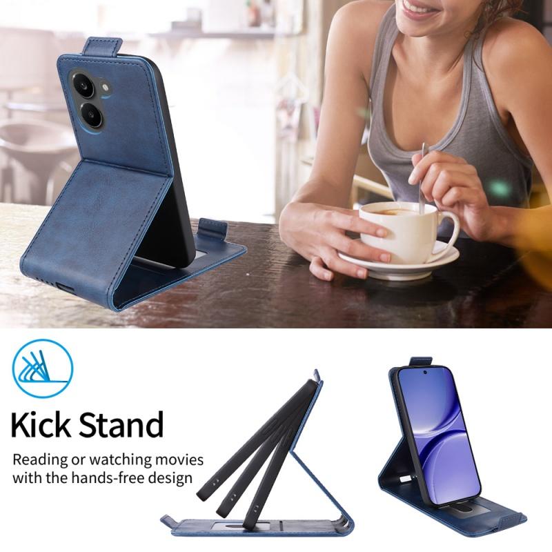 Voor Xiaomi Poco X8 Pro Hoesje Flip Verticale Hoes Retro Huidvriendelijk Volledige Dekking Kaarthouder Voor Xiaomi Poco X8 Pro Telefoonhoesjes
