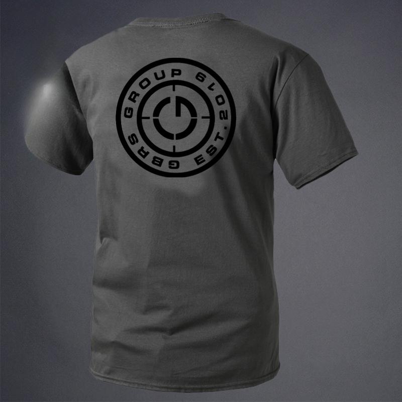 

ZX Tee 2024 Summer New Private Security Theme GBRS Bull s-eye Printed Round Neck Loose Short Sleeve T-shirt Army Fan Short Sleeve 4XL