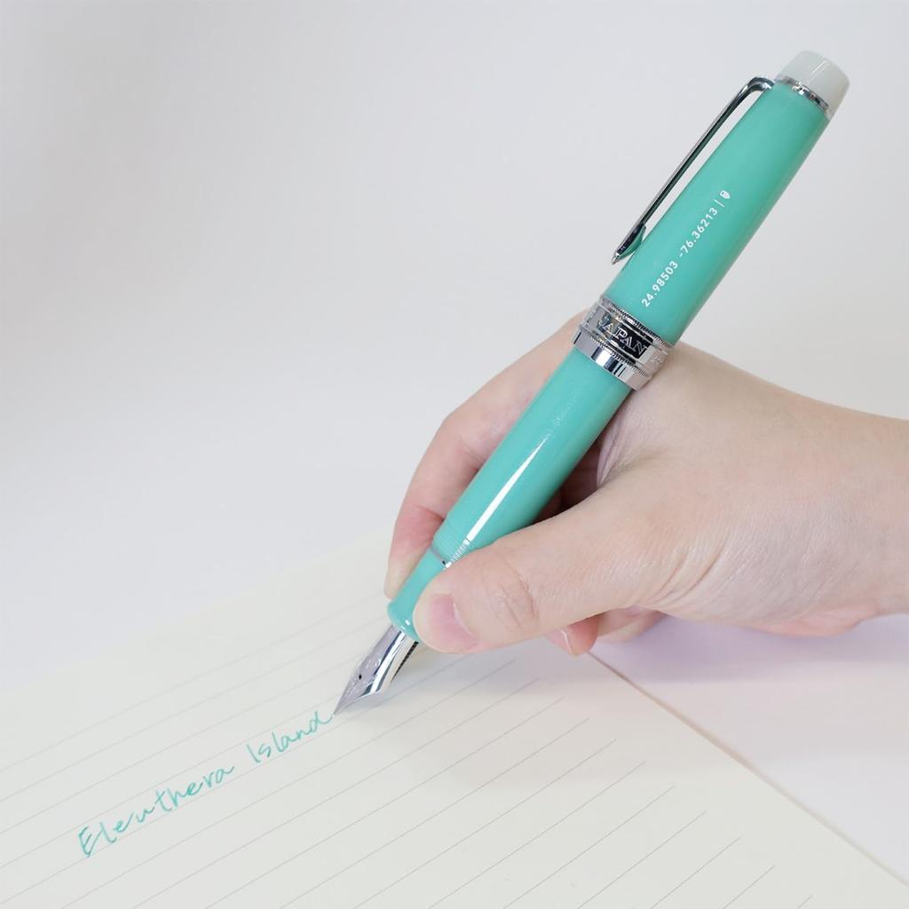 Sailor KOP Eleuthera Island Fountain Medium 21K Gold Extra Pen, Nib, Nib, Large, 10-9691-441
