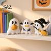 Cute Spooky Home Decor 3Pcs Halloween Decoration, Resin Micro Landscape Miniature Figurines, Ghost Kids Decoration Pumpkin Fairy Garden Ornament