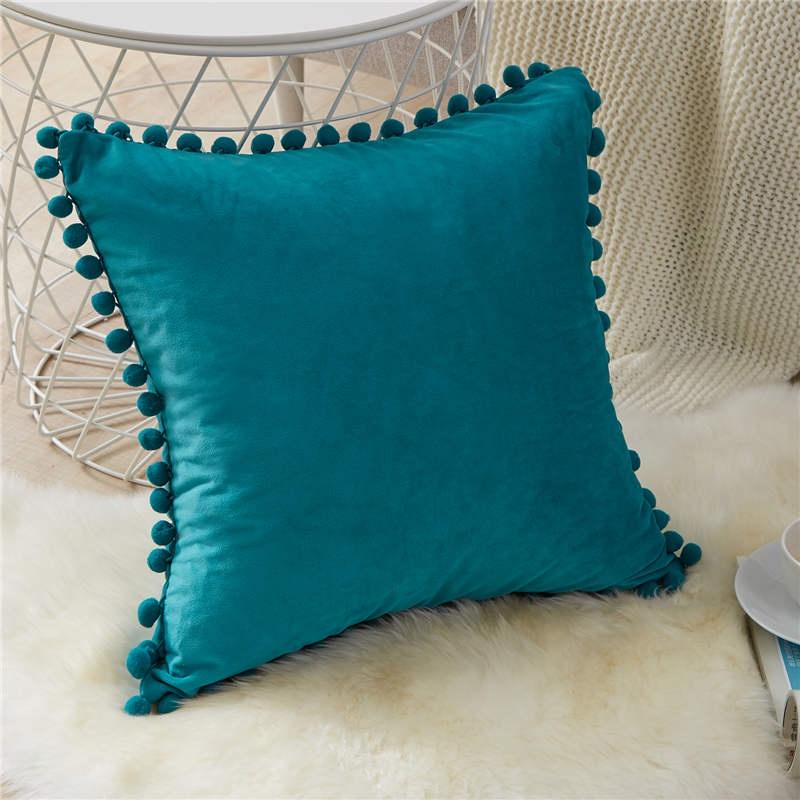 1pcs Soft Velvet Cushion Covers Pillowcases Square Decorative Pillow Cover for Sofa Comfortable Bed Car Home Throw Pillow Case