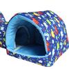 Guinea Pig Tunnel and Bed Hamster Hideout Breathable Entertainment Corner Tunnel Tube Guinea Pig Bed for Small Pets Mice