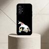 Q V-version Unicorn Phone Case For Samsung S25,24,21,22,23,30,Ultra,20,Plus,Fe,Lite,Note Soft Black Cover
