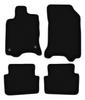 BASIC Black Velour Floor Mats For: Renault Laguna II Station Wagon, Liftback (2001-2007)