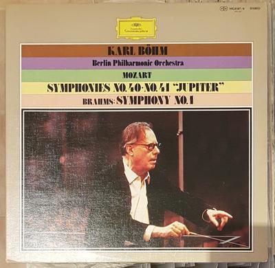 LP Record KARL BOHM, BERLIN PHILHARMONIC ORCH - Mozart Symphonies No. 40, No. 41 Ju MG85878 DEUTSCHE GRAMMO Japan Obi Classical Used