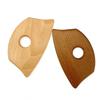 New Carbonized Wooden Guasha Massage Scraper Pressure Therapy Acupoint Massager Facial Body Health Care Handle Massage Too