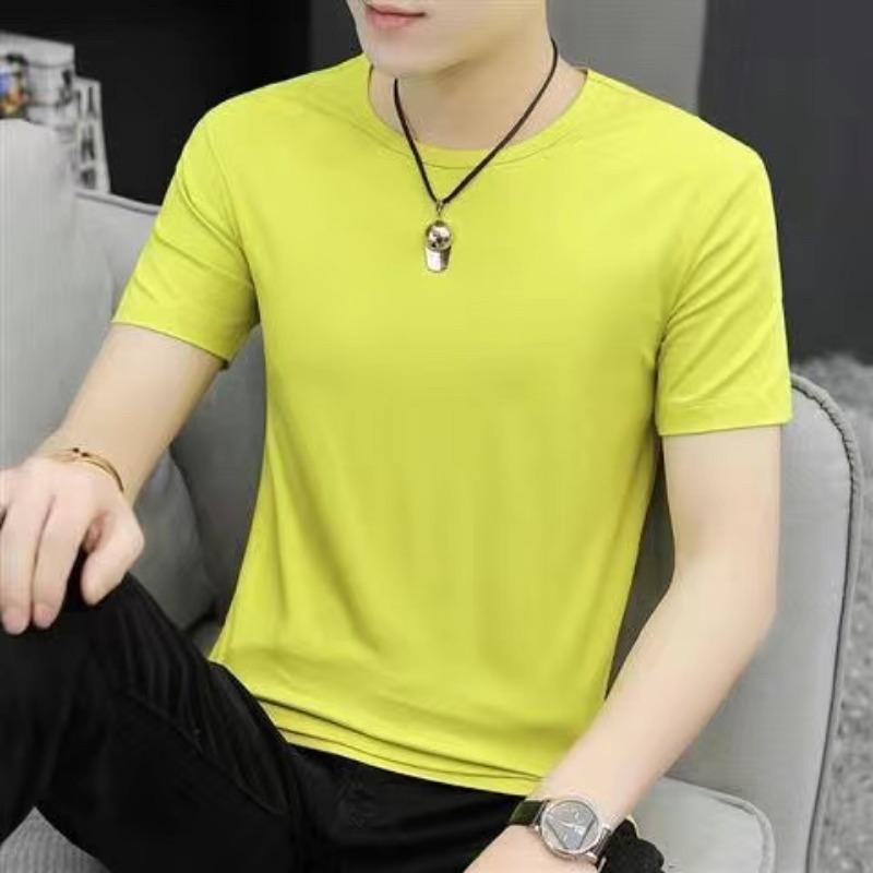 Mens T-Shirts Casual Crewneck Short Sleeve Shirts Summer Tops Basic Pullover Tees