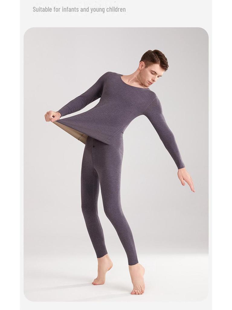 [Big Sticker] Women's Thick Velvet Thermal Underwear Set for Autumn/Winter
