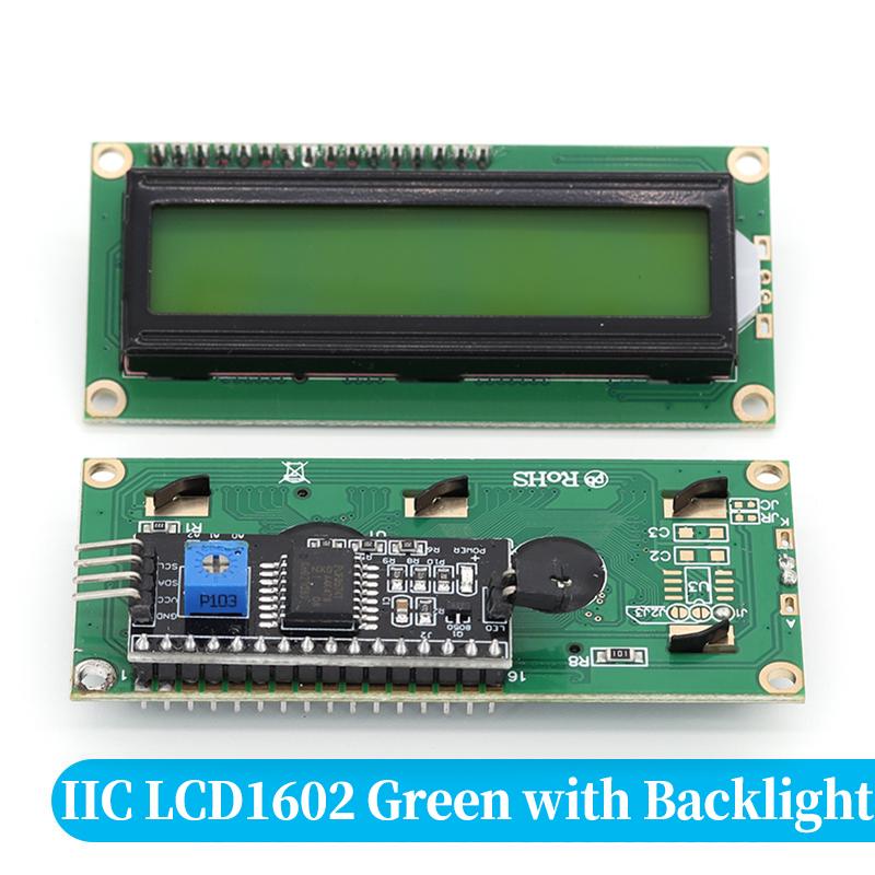 LCD1602 LCD Module Blue Screen IIC/I2C 1602 for Arduino 1602 LCD Mega2560 Green Screen