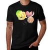 Watercolor Abstract Spring Flowers Tshirt Casual Everyday Short Sleeve Tshirt