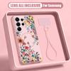 Colorful Flowers Print Case For Samsung S26 Ultra S25 FE S24 S24 Plus A57 A37 A17 A56 A36 A16 A55 A35 A15 A54 5G Hybrid Magnetic Matte Cover