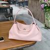 First layer cowhide pillow bag women's light luxury leather messenger bag fashionable large capacity shoulder bag