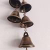 Vintage Brass Hanging Bells With Rustic Retro Design And Melodic Chime Perfect For Home Wall Decor Patio Garden Door Decoration