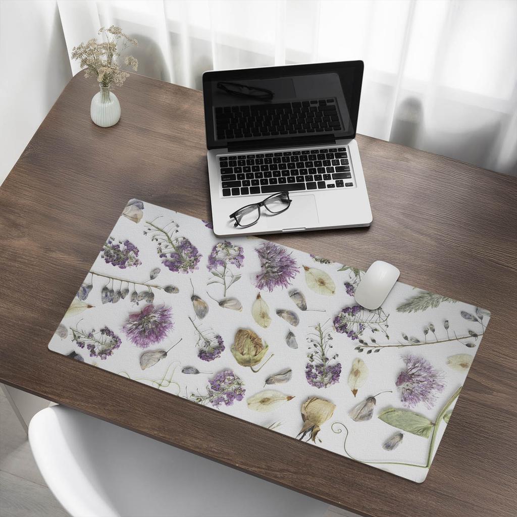 Durable Gaming Mat Dried Flowers Puzzle 90x45 cm