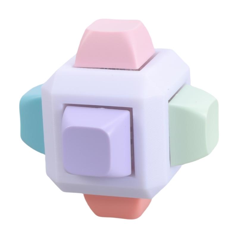 

6-Button Mechanical Keyboard Switches Sampler Feature Hexahedron Shape No Light Design and Fashionable Stylish Look 1