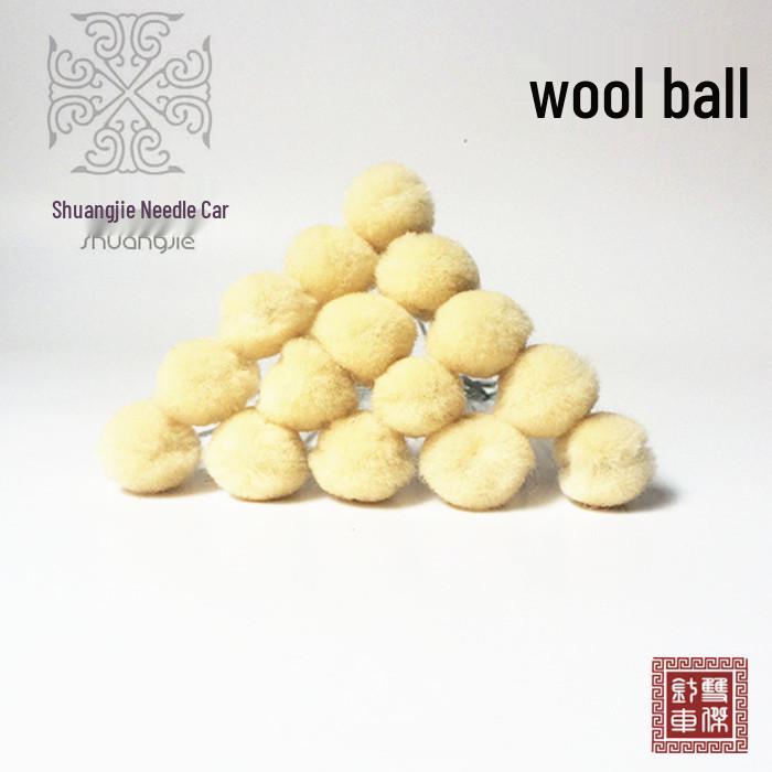 Wool Ball Dye Kit: Alcohol-Resist Sealant with Brush for DIY Leather Crafting