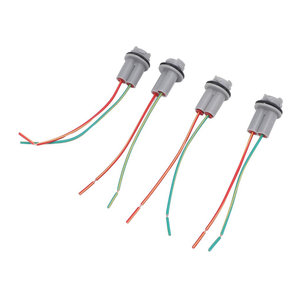4Pcs Bulb Socket Wiring Harness Socket Connector for Wedge Base 901 902 904 906 908 909 912 914 915 916 917 918 920 921