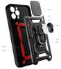 For Iphone12 ProMax Slide Camera Lens Protector Shockproof Armor Case For Iphone 12 ProMax Magnetic Car Holder Cover