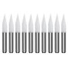 10pcs TungstenSteel Engraving Tools Bits 0.1mm Tip 1/8" Shank for Woodworking SharpCutting Router RotaryTool