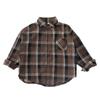 Boys Plaid Shirt Long Sleeve Spring Autumn Casual Top Stylish Kids Button Down Clothes