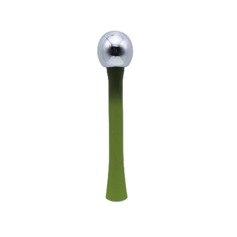 Eye Massage Roller Eye Cream Stick Applicator Cosmetic Spatula Anti Wrinkle Dark Circles Facial Spoon Gold Alloy Face Massager