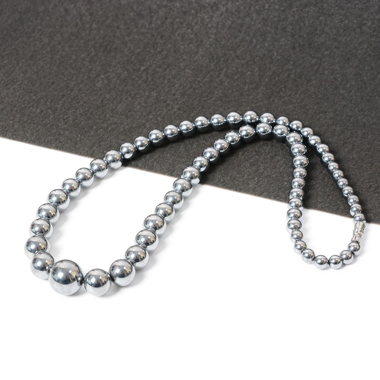 

Быстрое таяние льда Высокочистый кремний Терahertz Круглая бусина Ожерелье