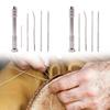 Pu Needles Awl Leather Sewing Set Hand Home Replaceable Shoes Repair Tool