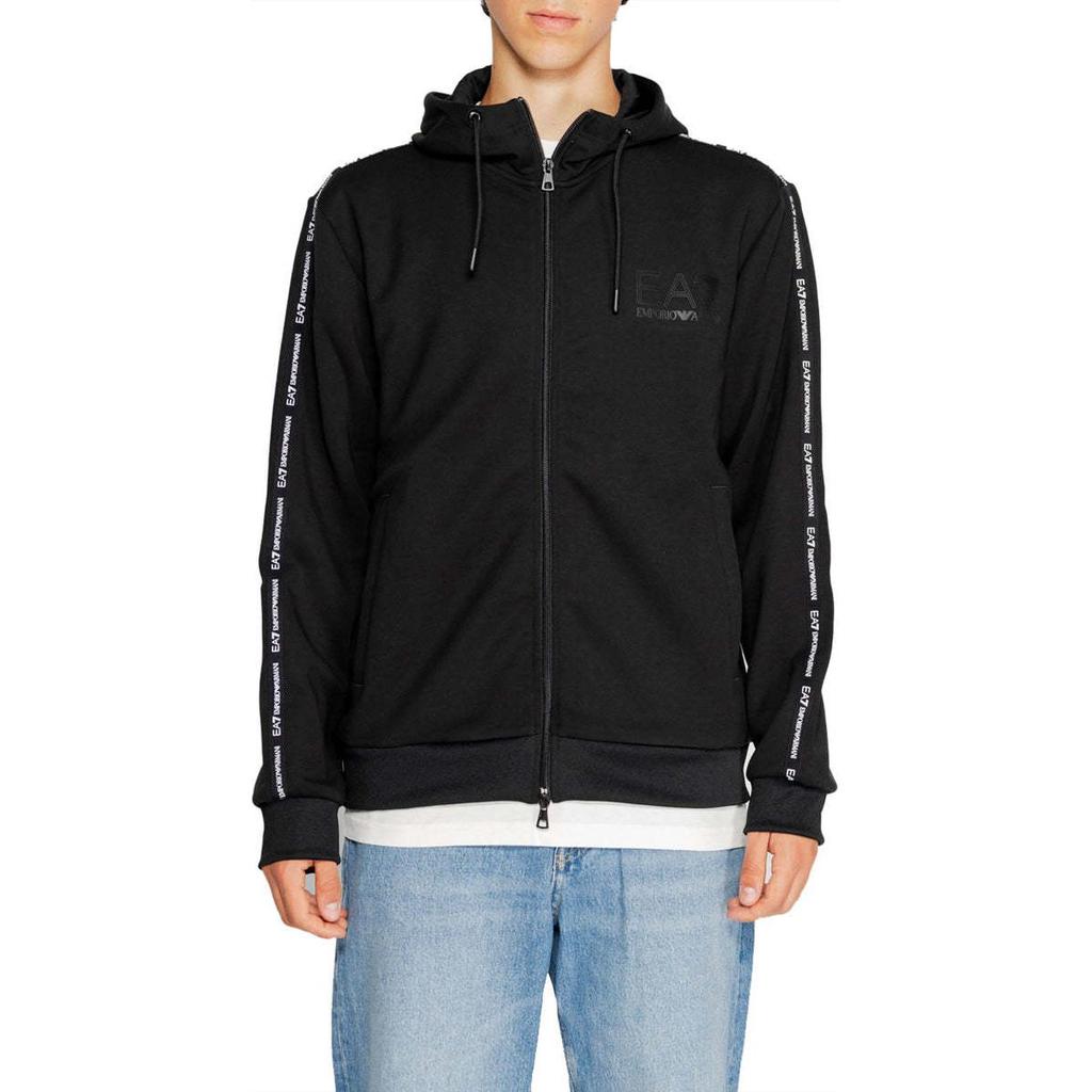 Emporio Armani EA7 FW24 Sweatshirt Men's Black 6DPM91PJZZZ