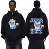 K-pop Chasseur de Démons Film Dessin Animé Tigre Débile Sweat à Capuche Automne/Hiver 2025 Unisexe Mignon Kawaii Sweat-pull Vintage Confortable