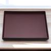 Square Wood Grain Tray Enjimeta Lacquerware Made In Japan J-kitchens (2 Shaku) - Fugen, 36cm, (ABS Resin),