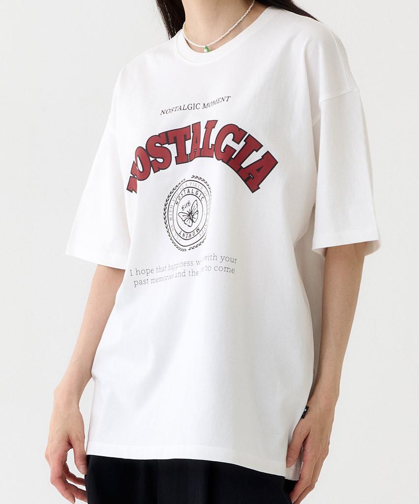 Beobeulpiseu Nostalgia Pigment T-Shirt_White Red