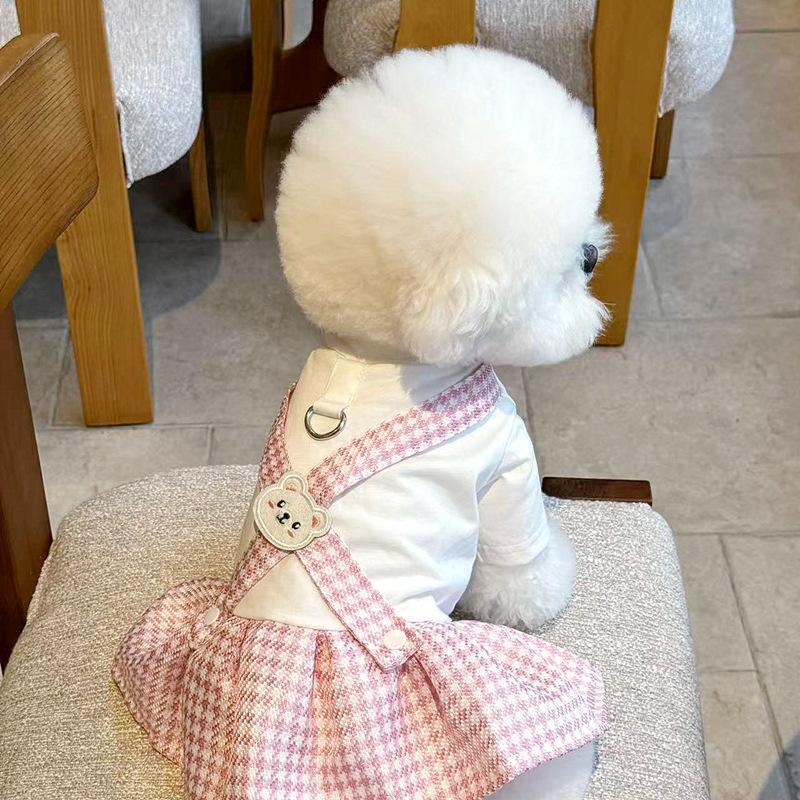 Summer Thin Dog Clothes Teddy Pomeranian Yorkshire Terrier Small Dog Maltese Bichon Pet Princess Dress