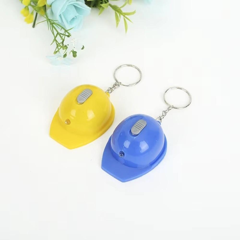 With LED Light Beer Bottle Opener Helmet Shaped Portable Beer Opener Keychain Pendant Bar Party