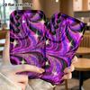 Phone case: 2D flat, suitable for Samsung Galaxy A34 A35 M05 M06 S20 S22 S21 FE Plus 5G protective case, swirl background, perfect Christmas and Hallo