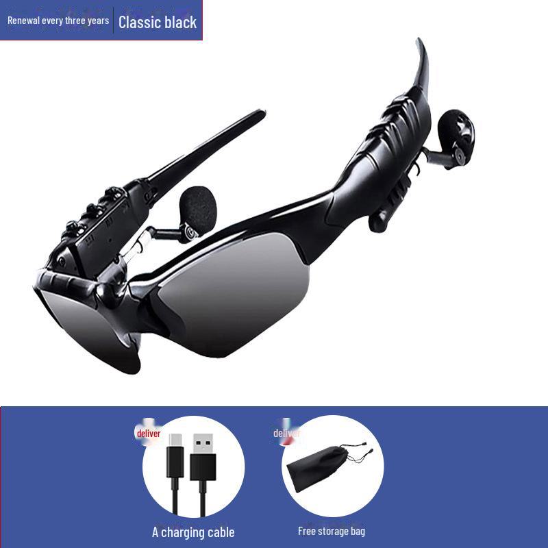 Bluetooth Smart Sunglasses: Wireless Music, Calls & Navigation, Polarized for Day/Night. Perfect for Driving!