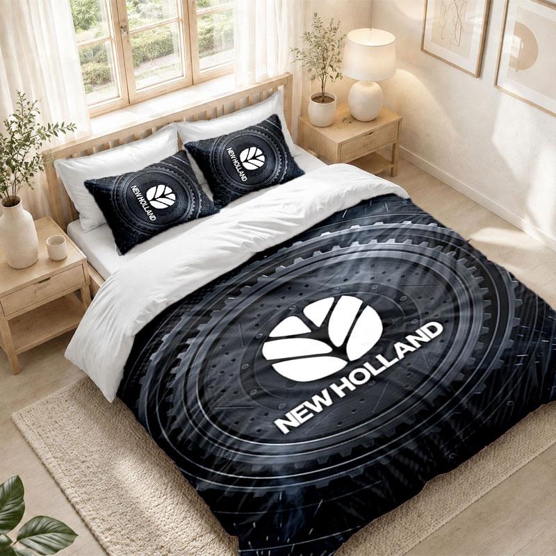 Bedding Set 1 Duvet Cover 2 Pillowcases New Holland Print Bedroom Home Decoration