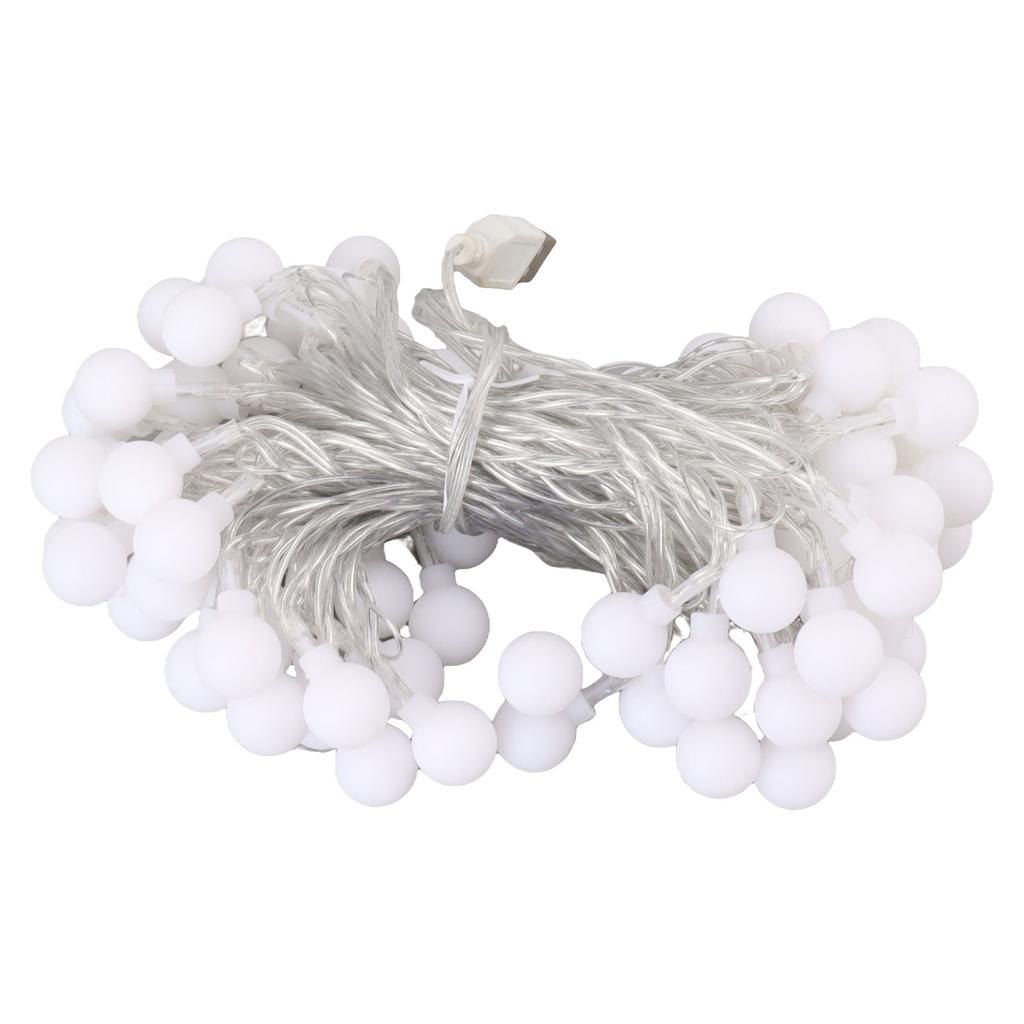 String Lights Warm Ambient Lights LED Fairy String Lights Decoration for Outdoor Camping Tent Canopy Ball 1.8cm Diameter