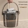 ZISIZ Portable Thickened Plastic Water Bucket