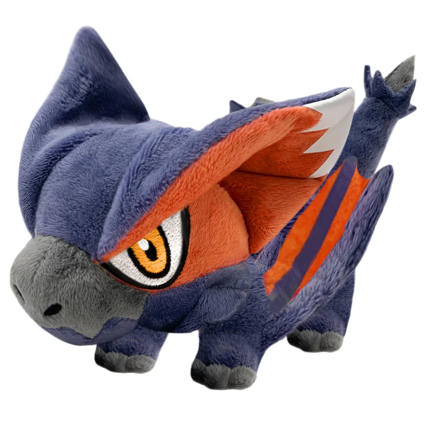 

Мягкая игрушка Capcom Monster Hunter Nargacuga, деформированная, В130 x Ш200 x Г170 мм. Изготовлена из полиэстера, прибл.